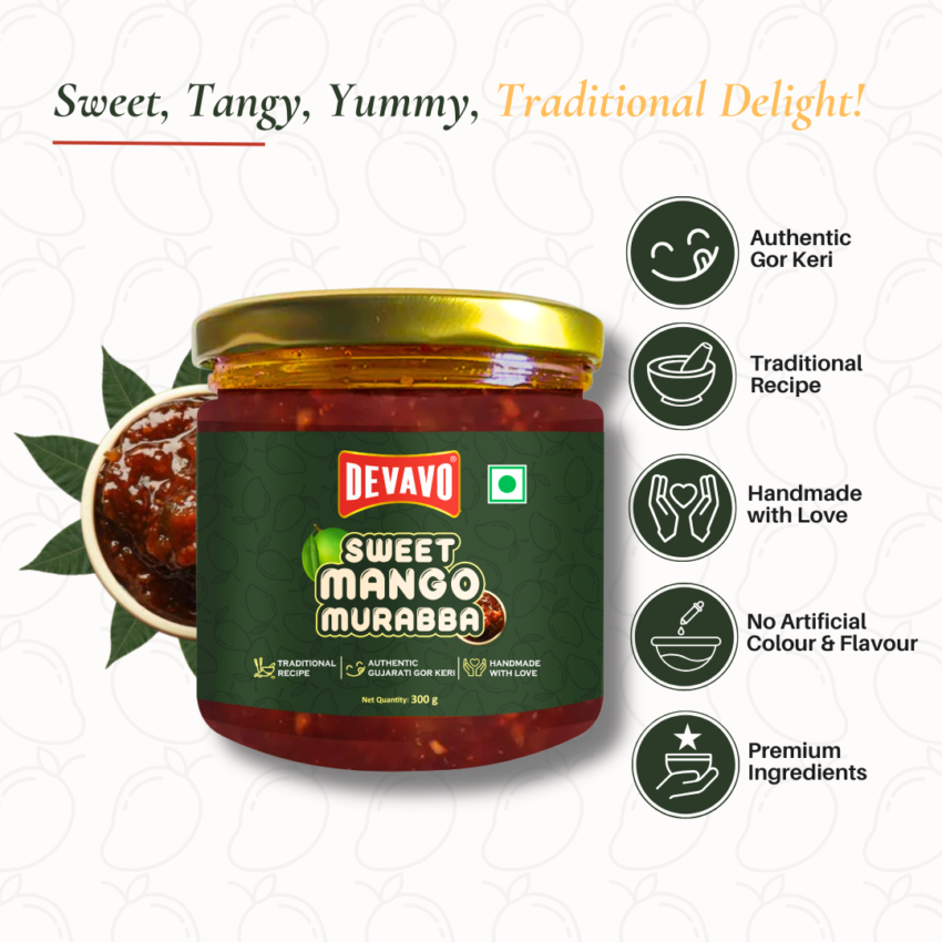 Devavo Sweet Mango Murabba - Image 2