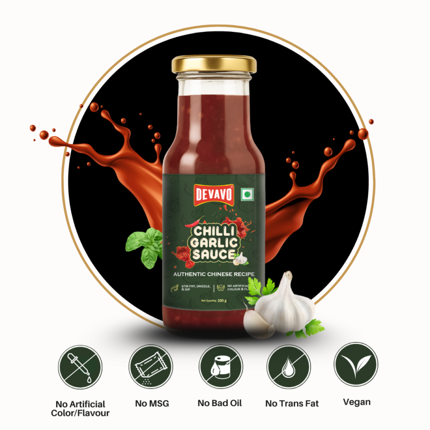 Devavo Chilli Garlic Sauce - Image 3