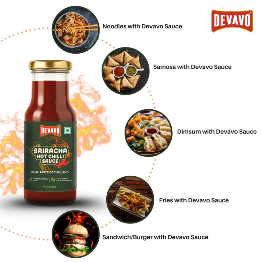 Devavo Sriracha Hot Chilli Sauce - Image 5