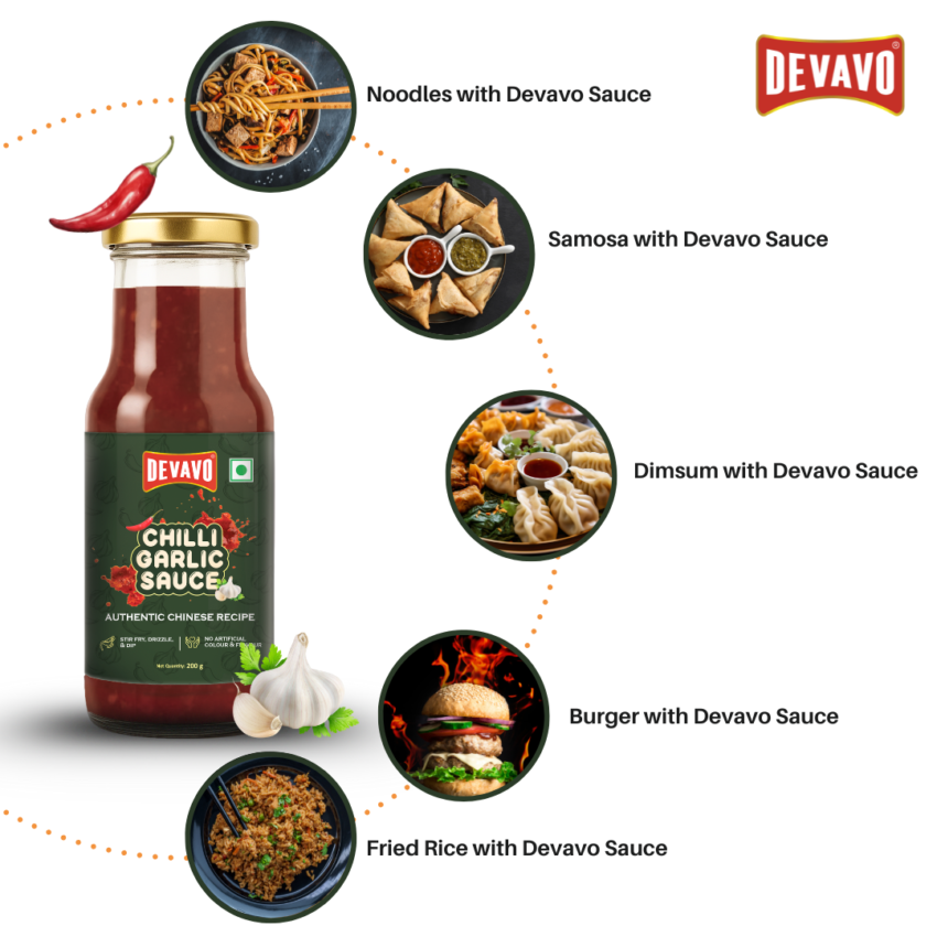 Devavo Chilli Garlic Sauce - Image 4
